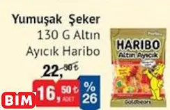 ALTIN AYICIK HARİBO YUMUŞAK ŞEKER